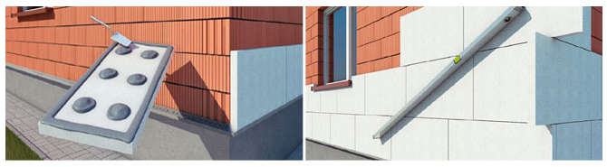 утепление фасадов, крепление пенопласта