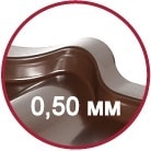 металлочерепица толщиной 0.50mm